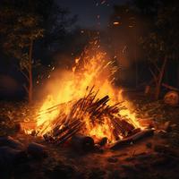 Fire's Soothing Embrace: Spa Relaxation Melodies