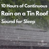 10 Hours of Rain on a Tin Roof for Sleeping, Continuous