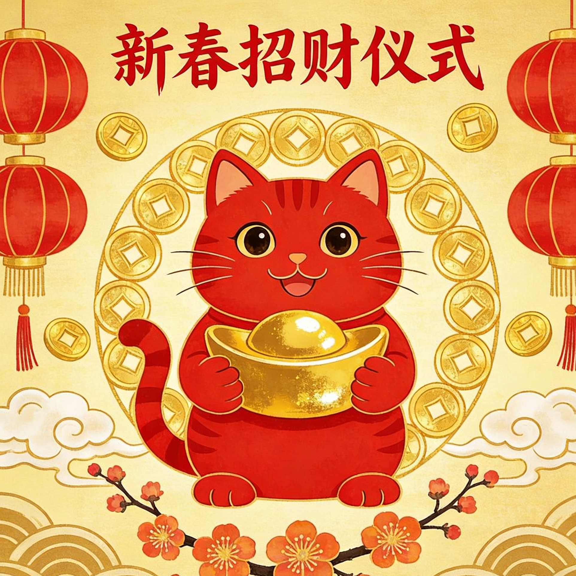 《新春招财仪式》