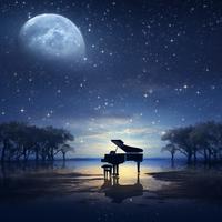 Piano Music: Melodic Moonlight Dance