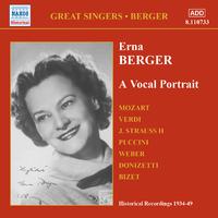 BERGER, Erna:  A Vocal Portrait (1934-1949)