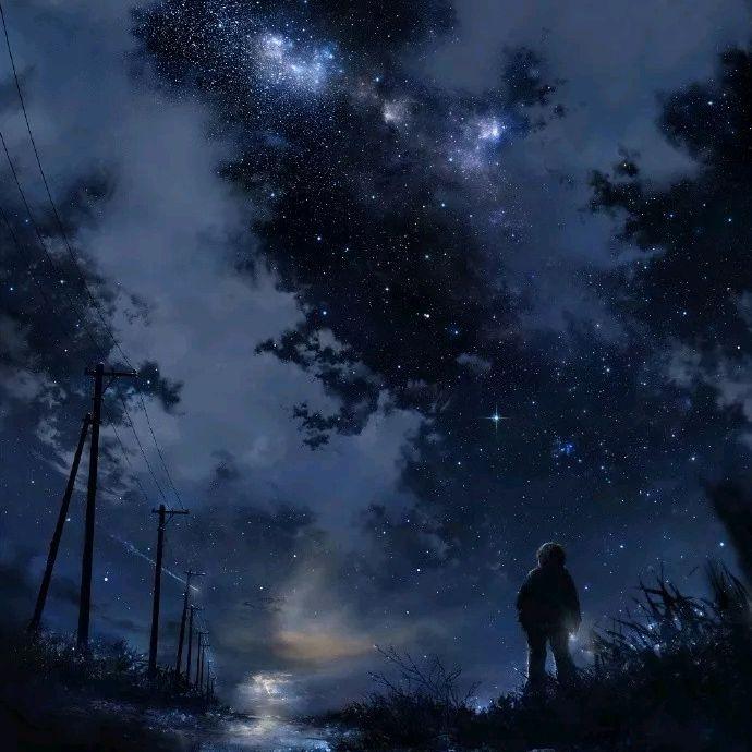 我独自一人享受宁静的夜晚