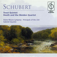 Schubert Trout Quintet /  Death and the Maiden Quartet  (Lympany, London Symphony)