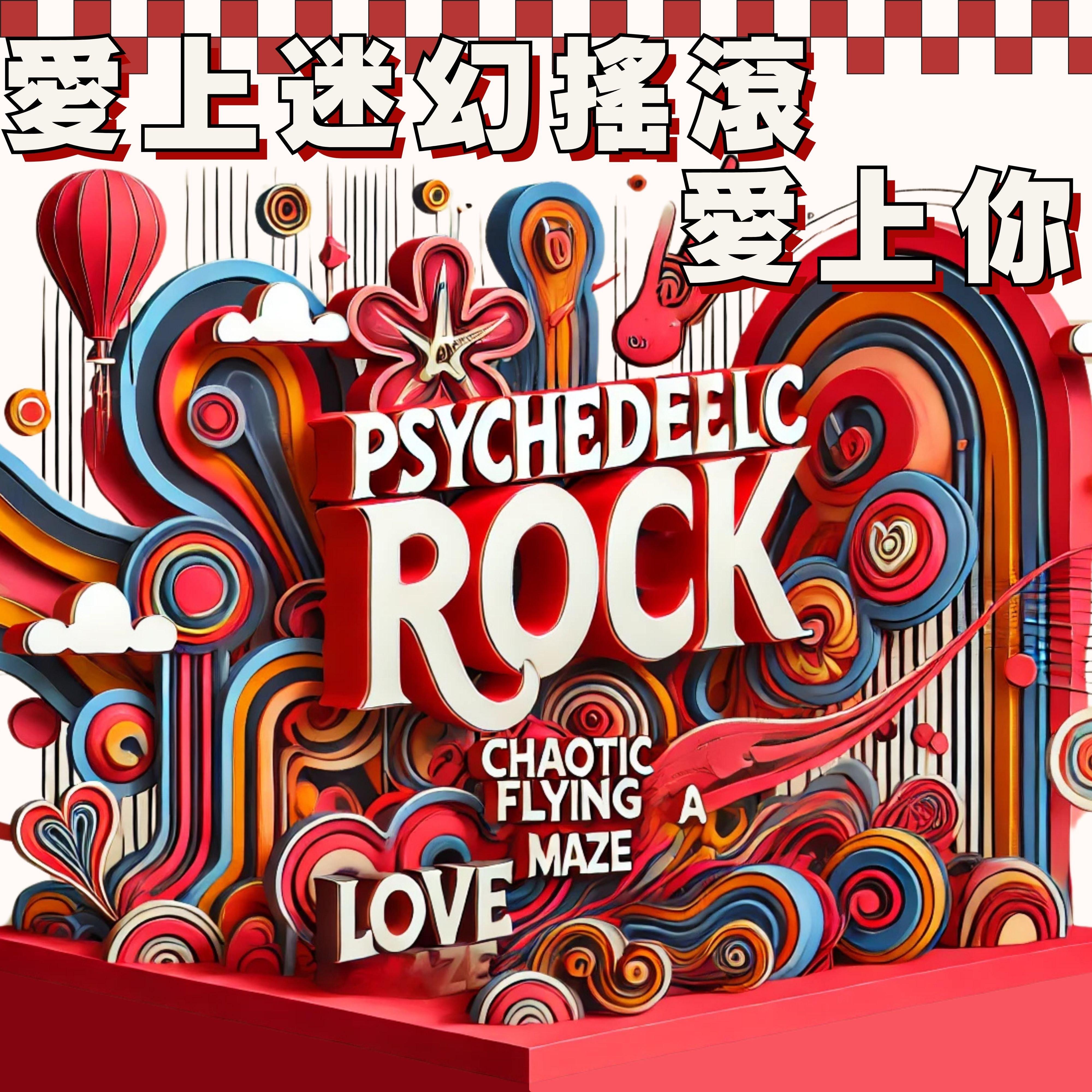 彩虹与迷幻的爱情足迹封面
