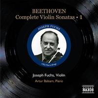 BEETHOVEN, L. van: Violin Sonatas (Complete), Vol. 1 (Fuchs, Balsam) - Nos. 1-4 (1952)