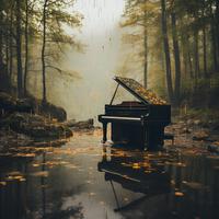 Serenidad De Lluvia Con Piano Para Una Relajación Total