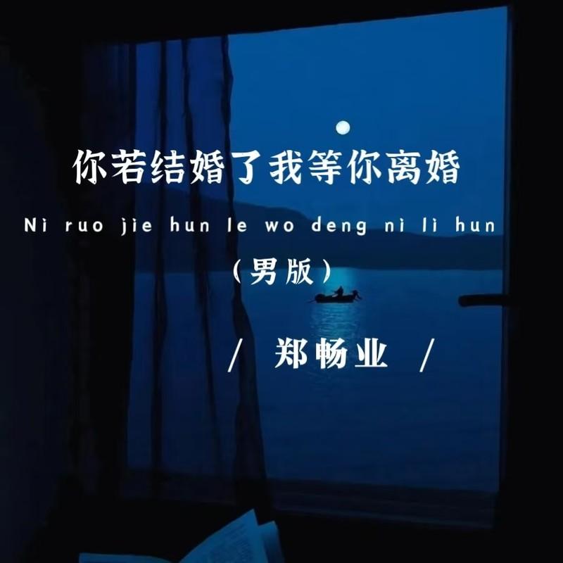 你若结婚了我等你离婚 (男版)封面
