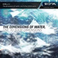 The dimensions of water, one to four dimensions