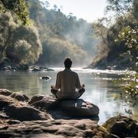 Flujo Del Arroyo: Guiando Hacia La Paz Meditativa