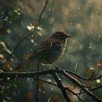 Relaxing Rain for Cats: Binaural Nature and Bird Ambience