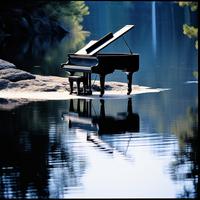 Meditation Piano: Chords in Serene Reflection