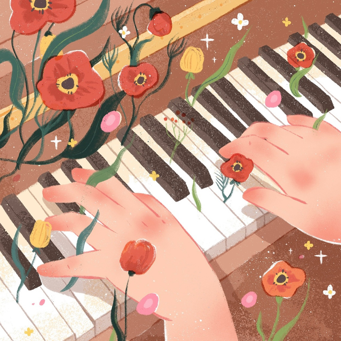 Flower Piano Spring (你给我整个春天)