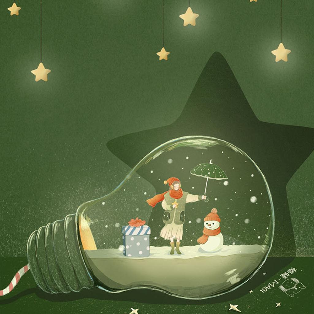 平安夜｜睡前记得为夜晚点亮一盏星灯