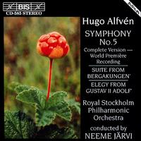 ALFVEN: Mountain King Suite / Symphony No. 5 / Gustav II Adolf: Elegy (Royal Stockholm Philharmonic, Jarvi)