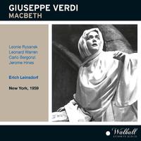 VERDI, G.: Macbeth [Opera] (Rysanek, Warren, Bergonzi, Hines, Metropolitan Opera Chorus and Orchestra, Leinsdorf) (1959)