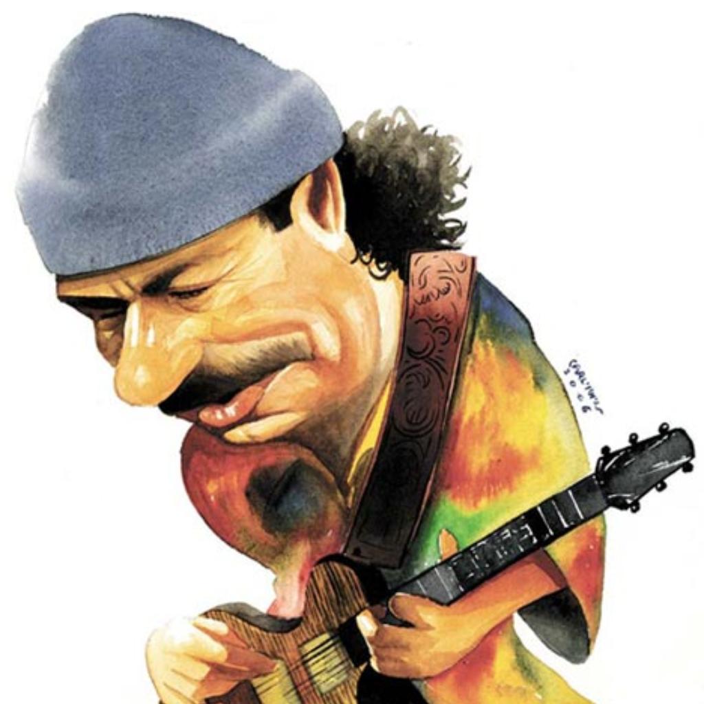 Santana 一流技术三流嗓子的拉丁吉他大师