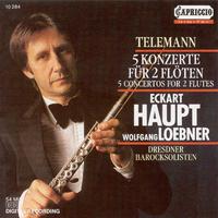 TELEMANN, G.P.: Concertos for 2 Flutes (Haupt, Loebner)