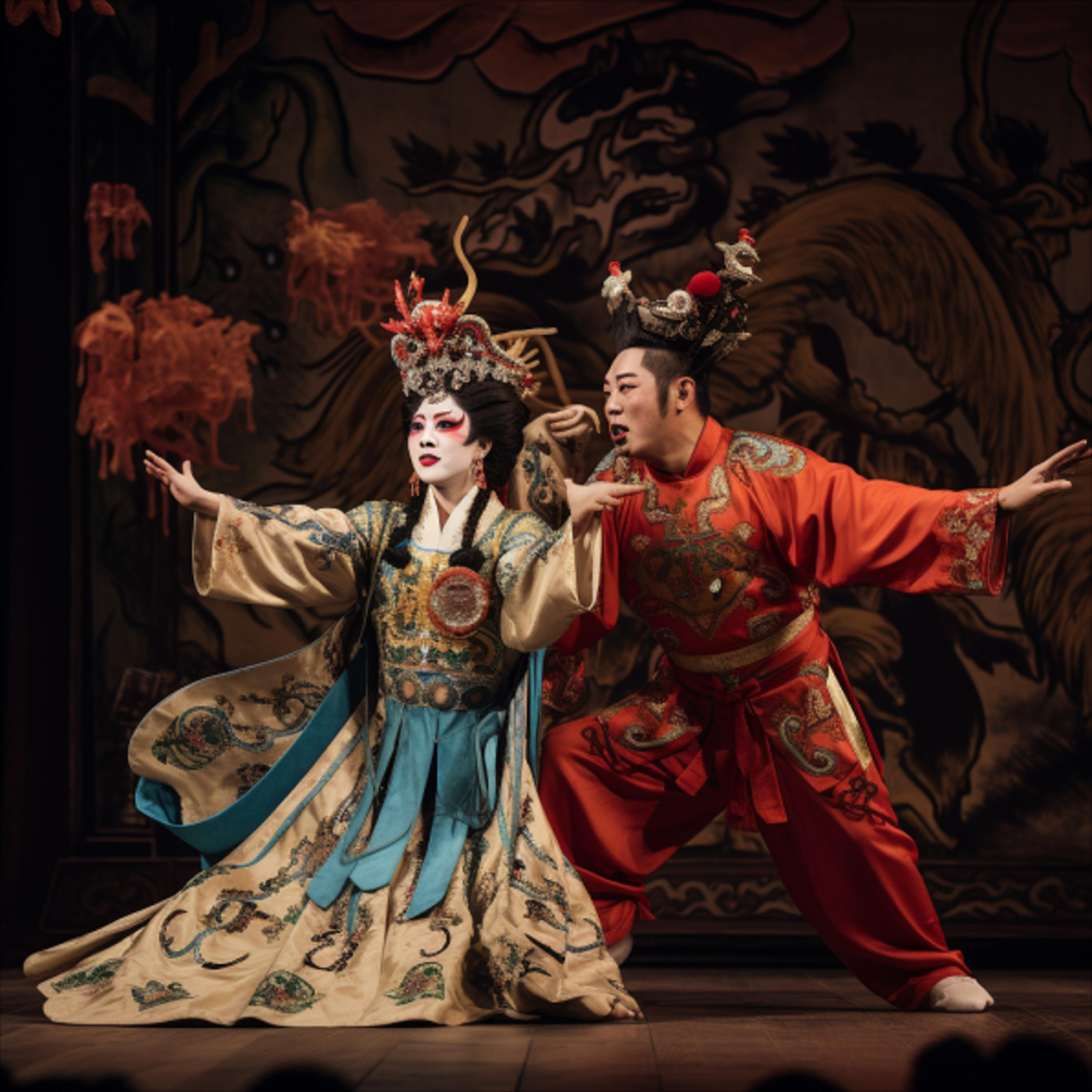 瓊劇 紅葉 題詩 1 (Qióngjù hóngyè tí shi 1)