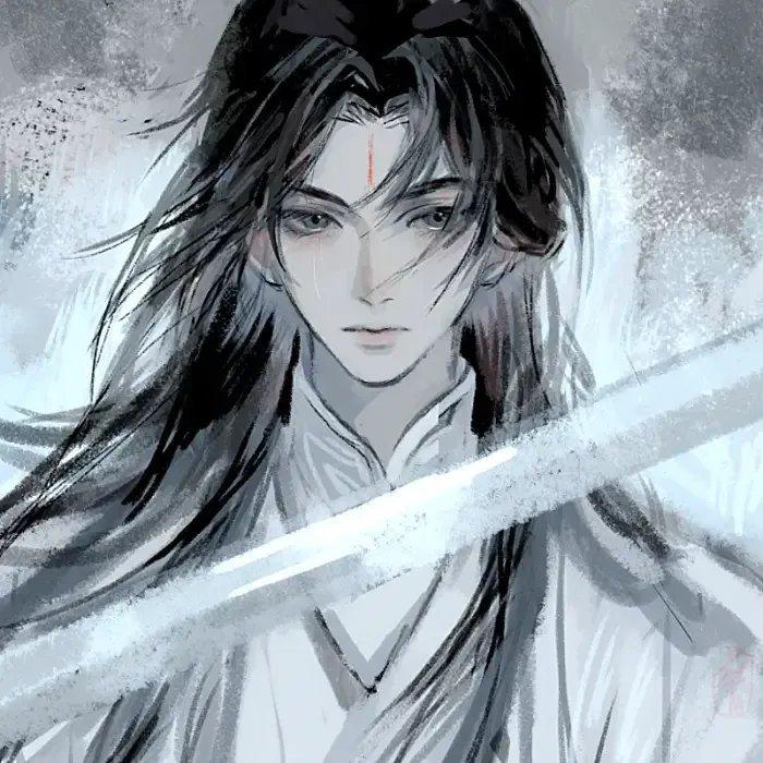 天空下盛开的那朵蓝莲花