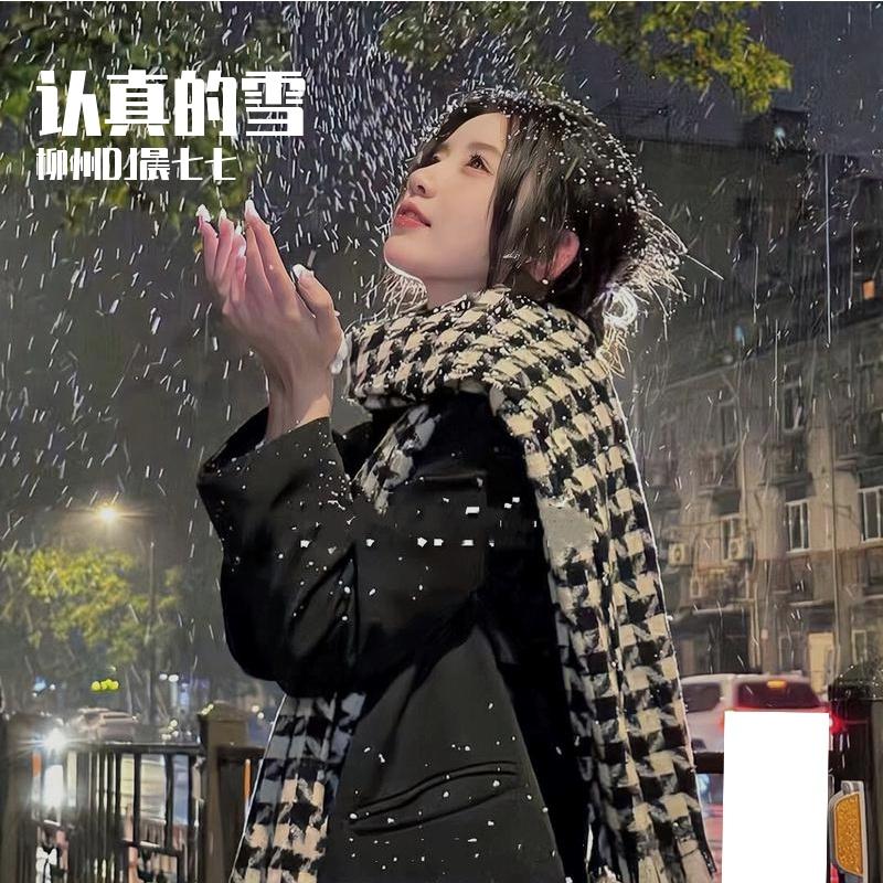 柳州晨七七-认真的雪封面