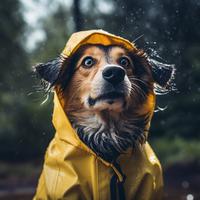 Perros Bajo La Lluvia: Ritmos Juguetones De Salpicaduras