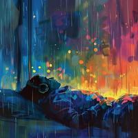 Sleep in Rainfall: Music's Gentle Touch