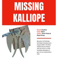 Missing Kalliope