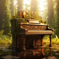 Piano Music: Rhythmic Raindrops