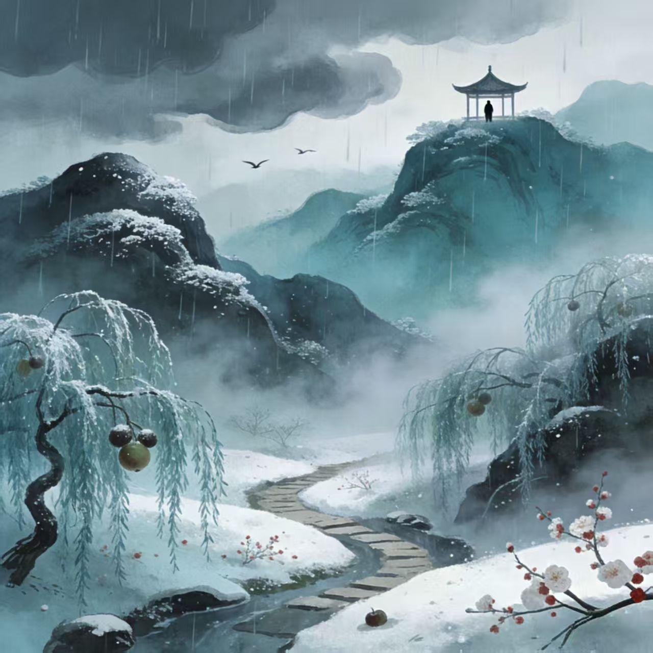 微风吹着浮云封面