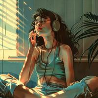 Relaxation Harmony: Lofi Gentle Flows