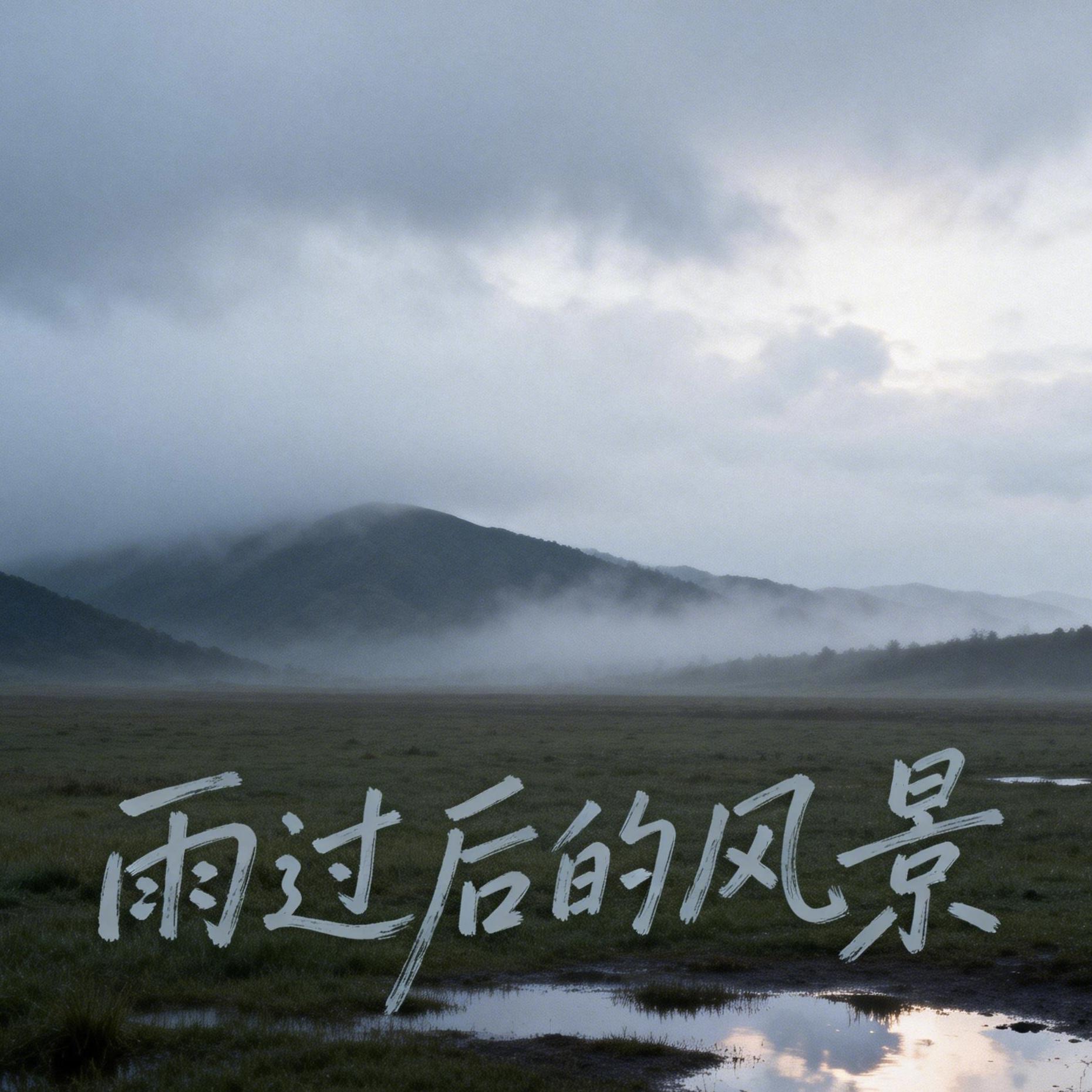 雨过后的风景(失去力气) - 路边的茶楼封面