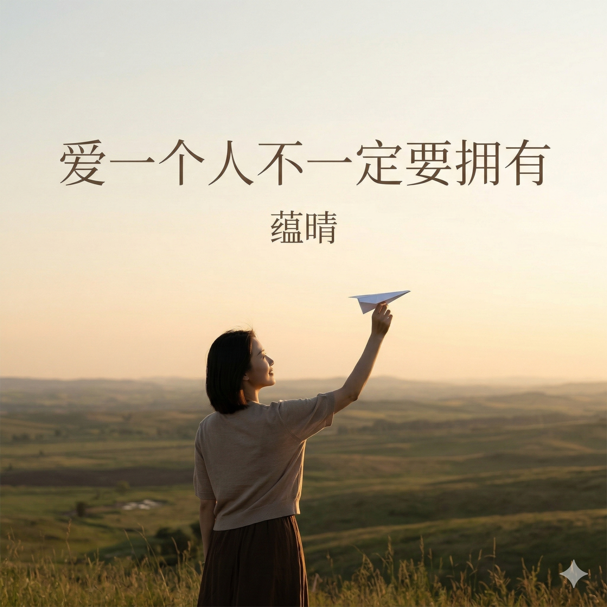 爱一个人不一定要拥有封面