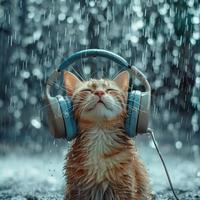 Rain Serenity: Cats Quiet Time