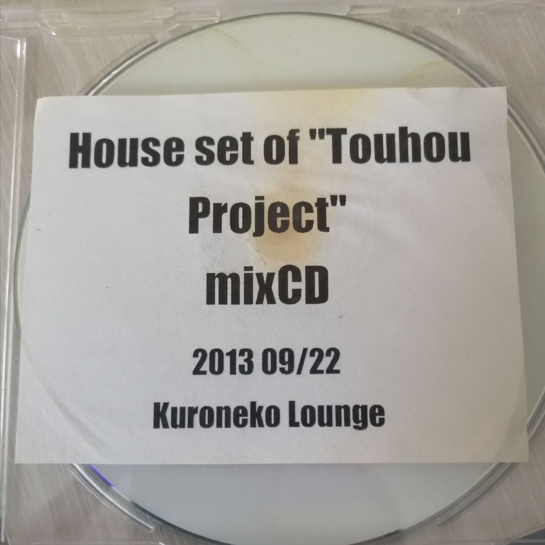 House set of “Touhou Project” Mix CD