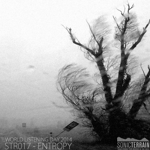 Rainy small harbour near the factory