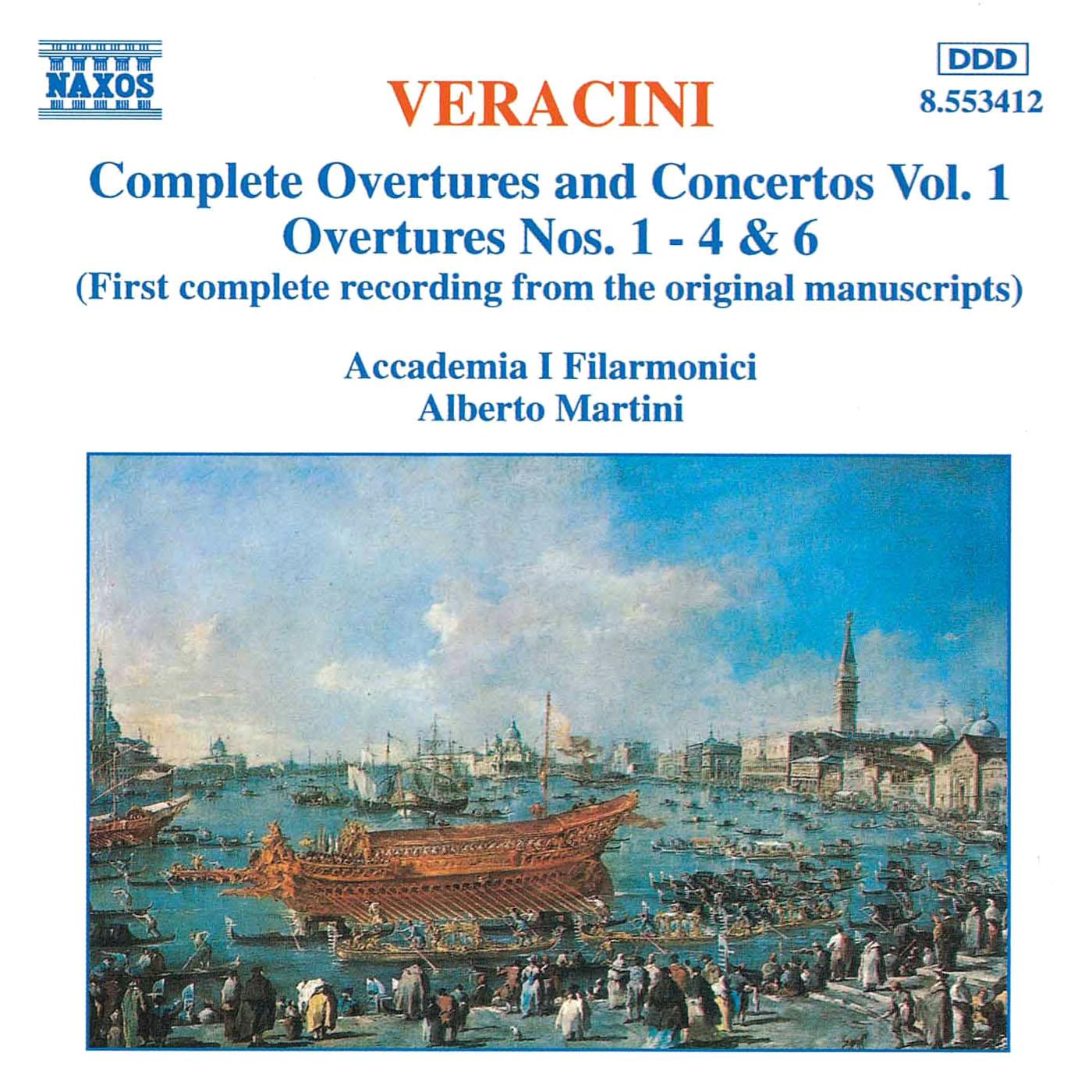 VERACINI: Overtures and Concertos,  Vol.  1