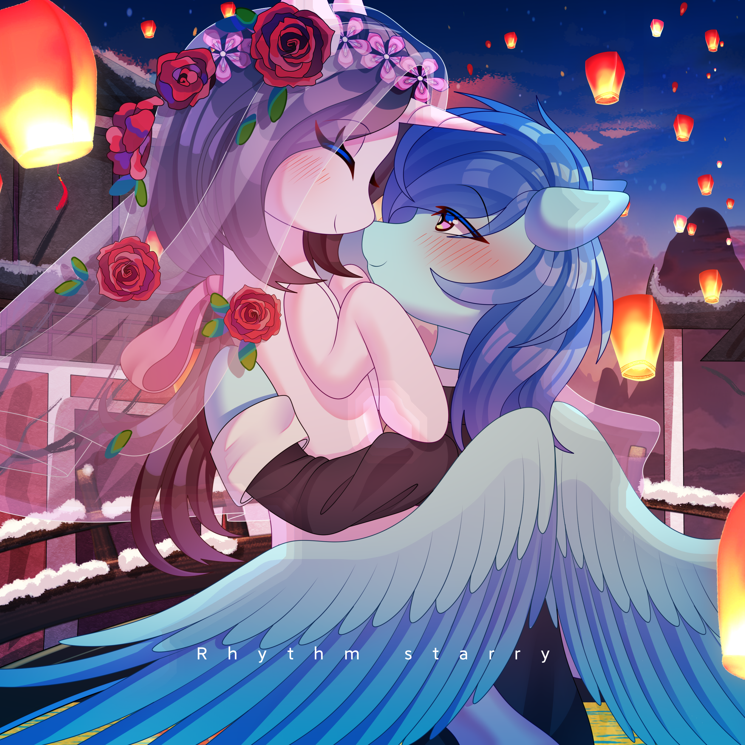 Holding rhyme with cloud（携云握语）
