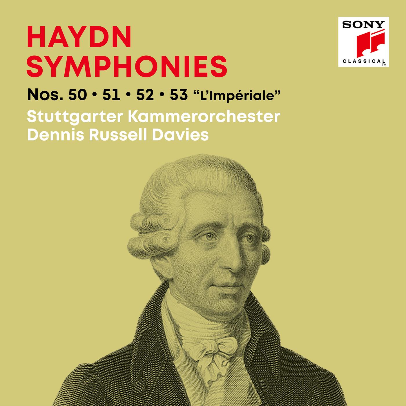 Haydn: Symphonies / Sinfonien Nos. 50, 51, 52, 53 "L'Impériale"