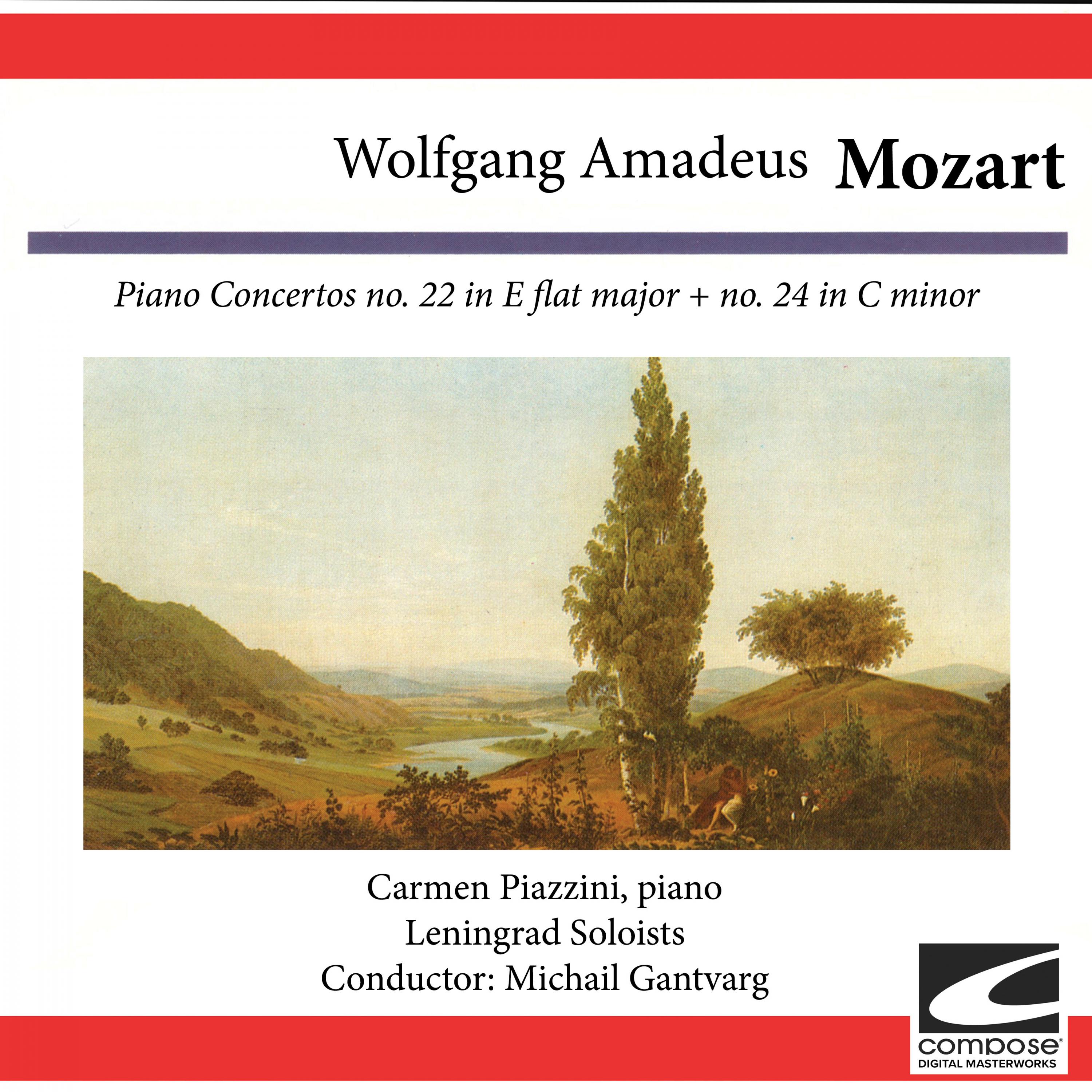 Wolfgang Amadeus Mozart: Piano Concertos no. 22 in E flat major - no. 24 in C minor