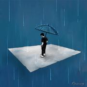 Raining
