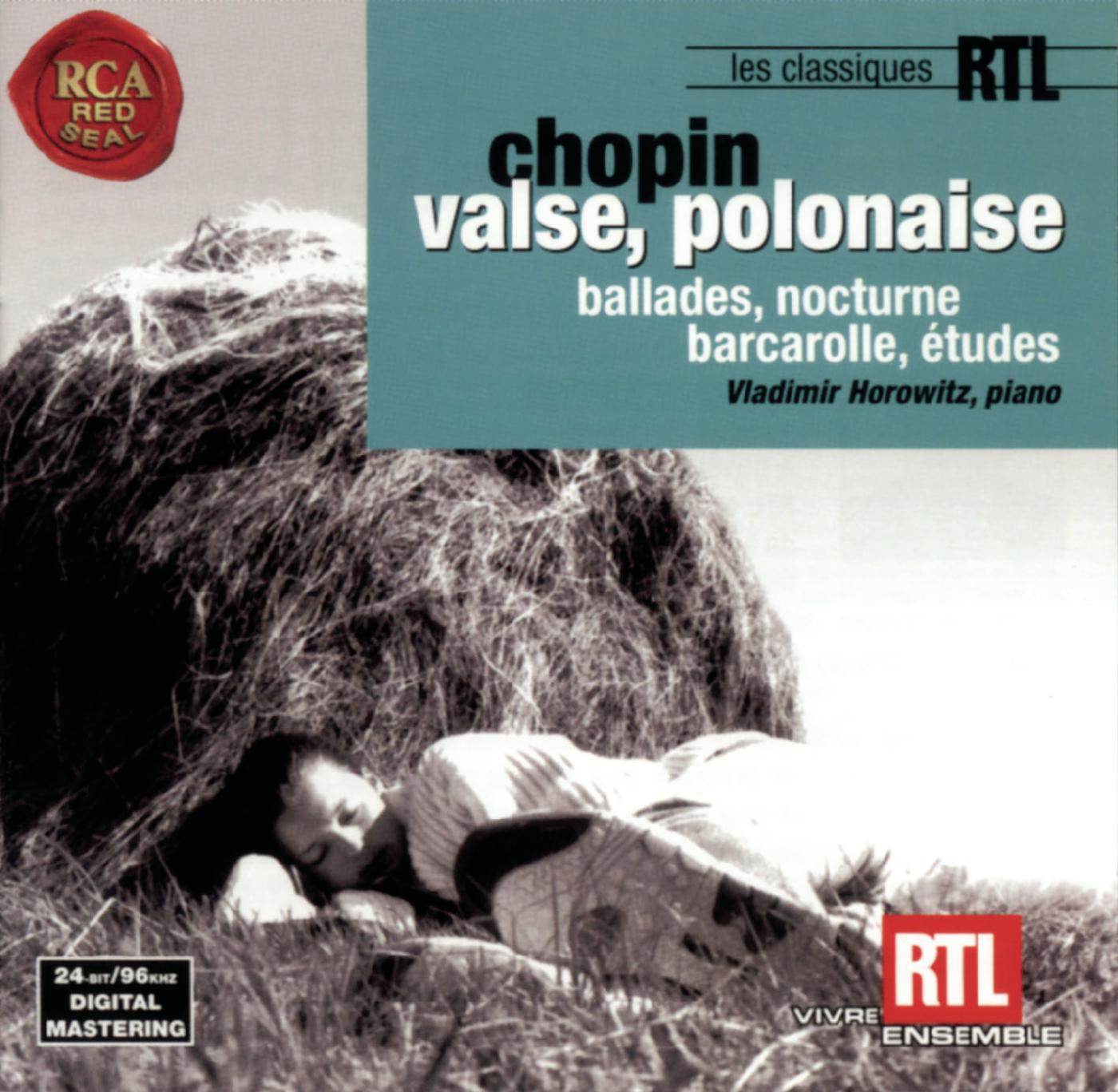 Chopin: Valse, Polonaise: Ballades, Nocturnes, Barcarolle, Études