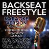 Kendrick Lamar - Backseat Freestyle (Karaoke Version with Backing Vocals)