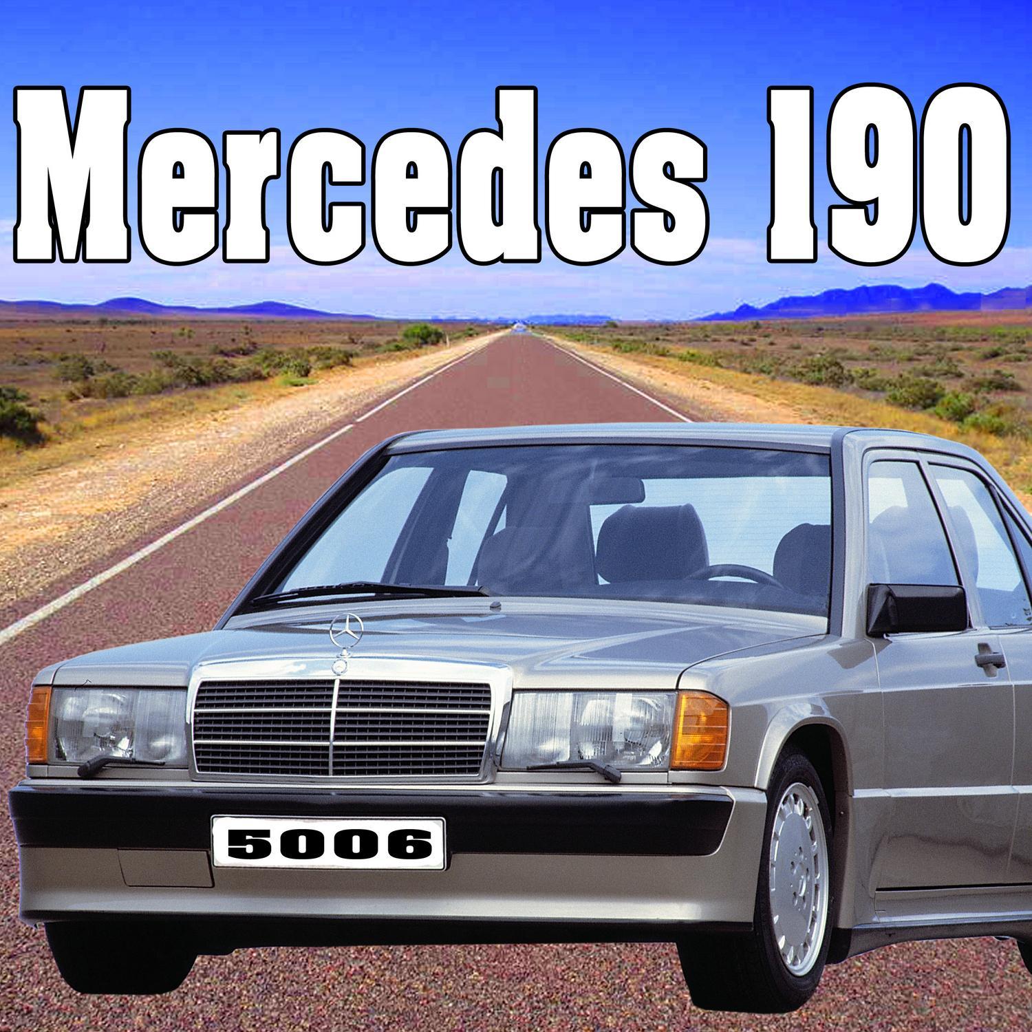 Mercedes 190 Approaches & Passes by from Left to Right at a Medium Speed