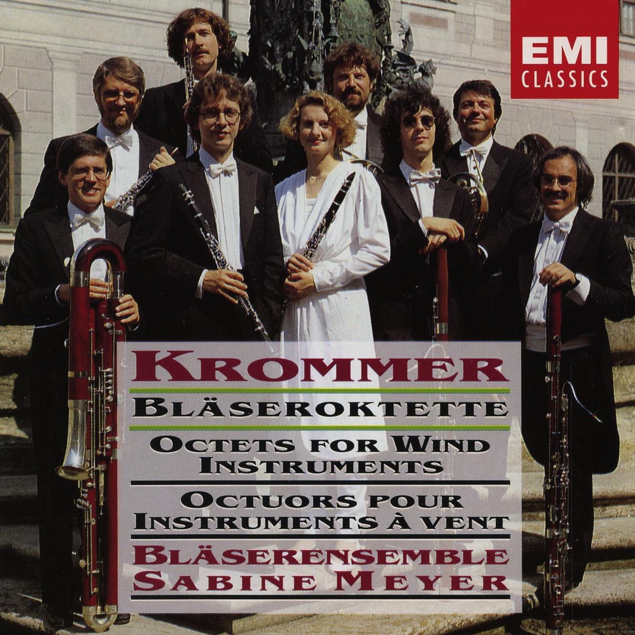 Krommer: Partitas for 8 Wind Instruments Opp.76, 71, 57 & 78 (Wind Octets)