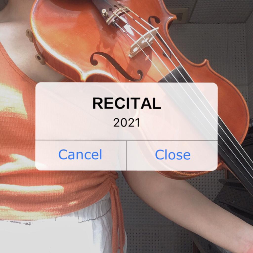 recital repertoire 2021