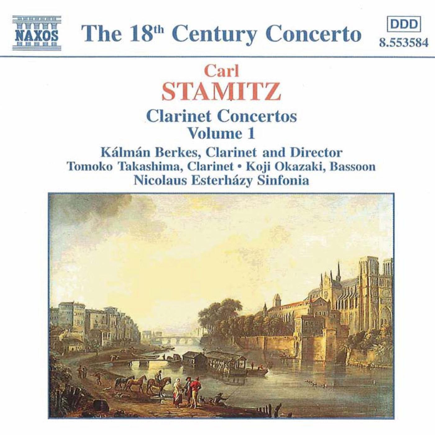 STAMITZ, C.: Clarinet Concertos, Vol.  1