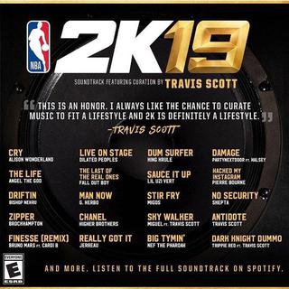 NBA 2K 19 Soundtrack 官方歌单