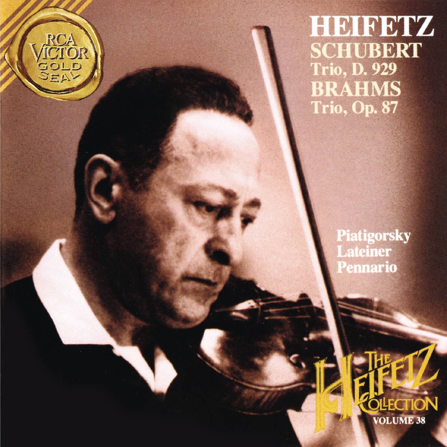 The Piano Trio Collection - Schubert: Trio No. 2 in E-Flat Major, D. 929 - Brahms: Trio No. 2 in C Major, Op. 87 - Heifetz Remastered