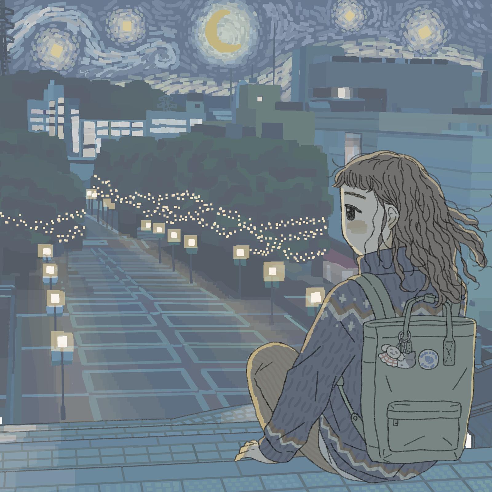 夜の雲間のアルペジオ