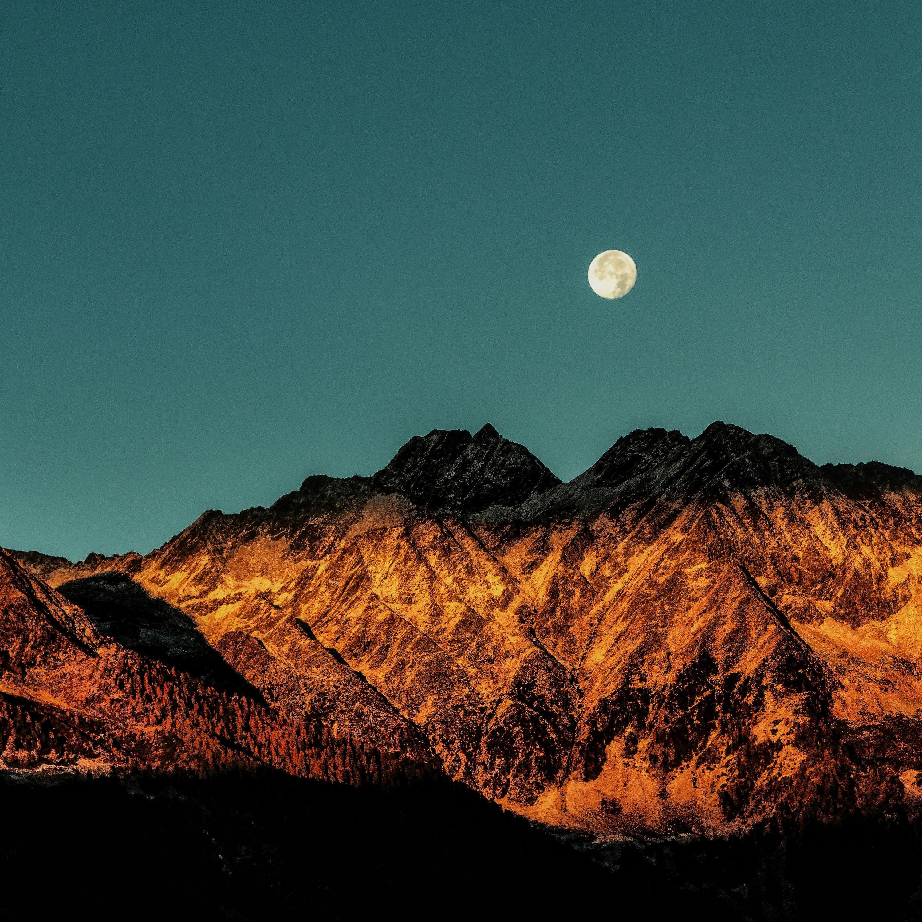 between the mountains